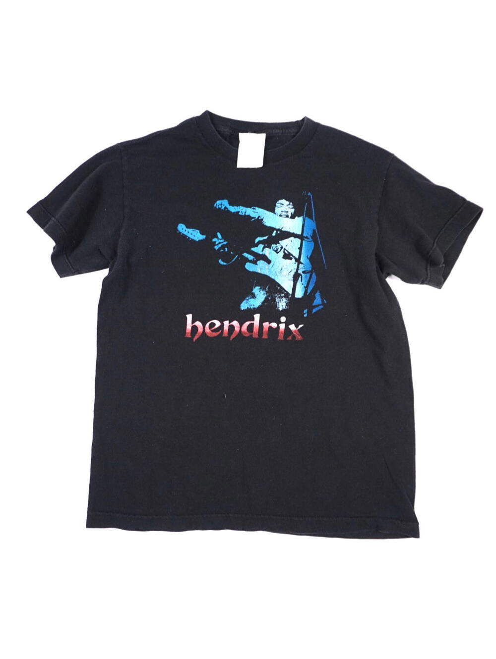 Vintage Jimi Hendrix T Shirt Small Mens 90s Psychedelic Hard Rock Blue Tee
